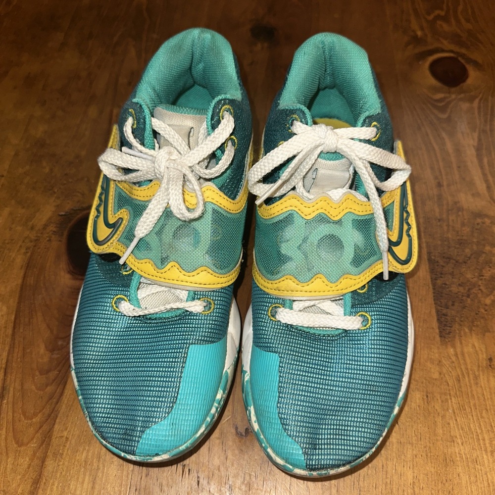 Nike KD Trey 5 X Basketball Shoes Jade/Geode Teal/Sail/Sulfur DD9538-300 Sz 8 M